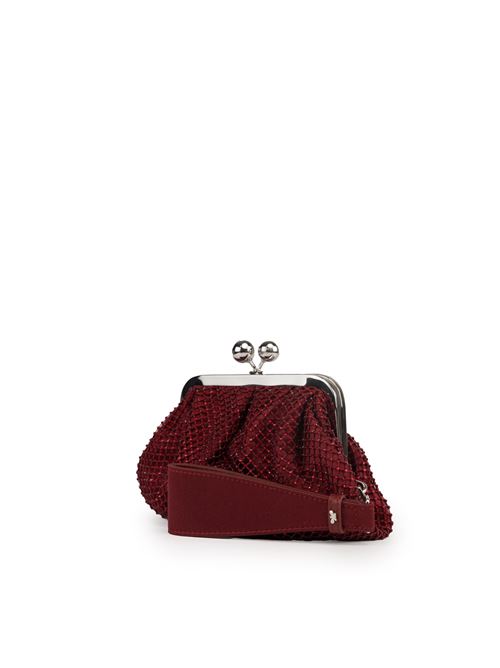 Borsa Pasticcino Edita in rete e strass Rosso WEEKEND MAX MARA | 2425516134600069